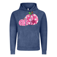 Vintage Denim halloween fall pink pumpkin Vintage Hoodie - trangStudio