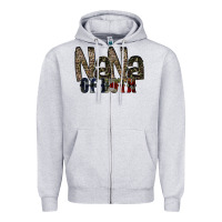 Heather Grey nana of both Zipper Hoodie - RacoonDesign