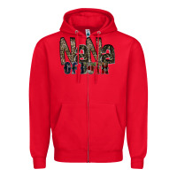 Red nana of both Zipper Hoodie - RacoonDesign