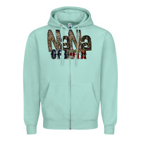 Seafoam nana of both Zipper Hoodie - RacoonDesign