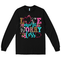 Black love more worry less olivia Long Sleeve Tee - OliviaCreatesArt