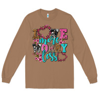 Toasted Coconut love more worry less olivia Long Sleeve Tee - OliviaCreatesArt