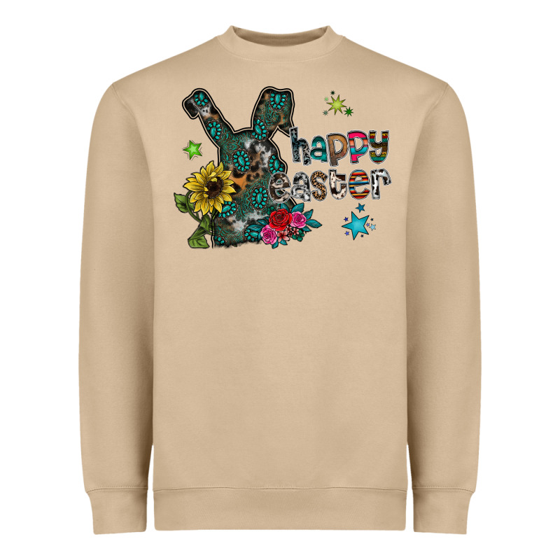 Happy Easter Heavyweight Sweatshirt by CowhideDigitalArt | Teevron