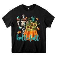 Black hello fall Heavy Core Tee - JahusDesignShop