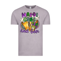 Vintage Zinc mardi gras and beer Vintage Tee - CowGirlArtShop