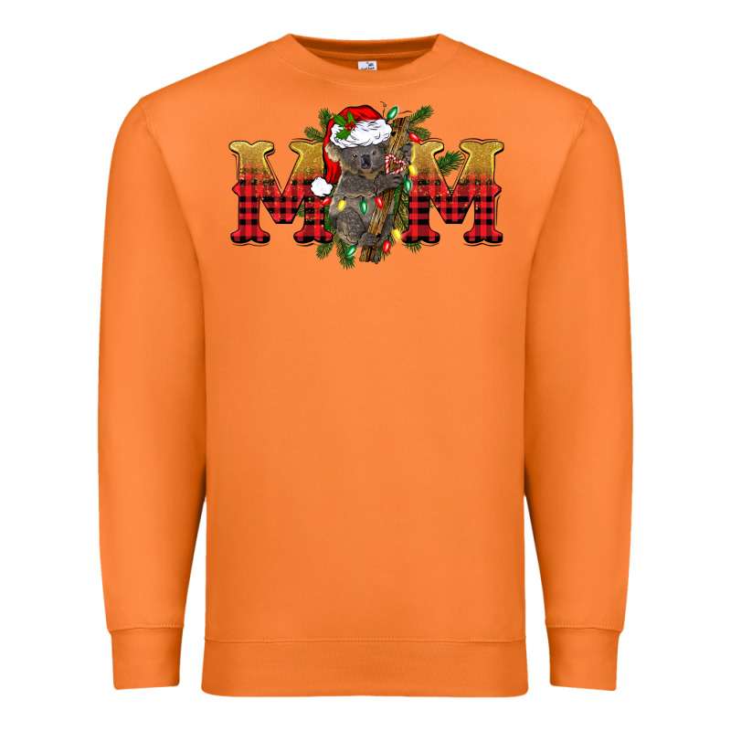 Christmas Koala Mom Premium Sweatshirt by BarkalooDesign | Teevron