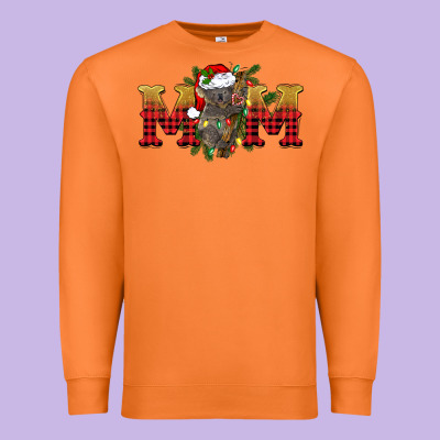 Christmas Koala Mom Premium Sweatshirt Designed By Barkaloodesign
