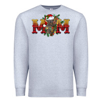 Heather Grey Christmas koala mom Premium Sweatshirt - BarkalooDesign