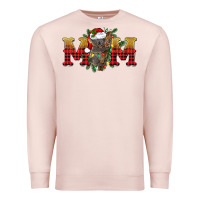 Pale Pink Christmas koala mom Premium Sweatshirt - BarkalooDesign