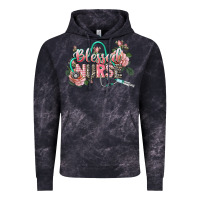 Cloud Black Blessed Nurse Vintage Hoodie - CowGirlArtShop