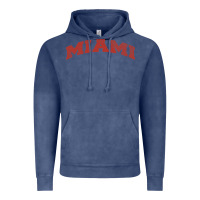 Vintage Denim Miami Ohio Classic Athletic Sports Distressed Vintage Hoodie - trangStudio