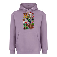 Christmas Ho Ho Ho Cow Heavyweight Hoodie | Teevron