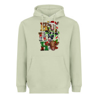 Matcha Christmas ho ho ho cow Heavyweight Hoodie - BarkalooDesign