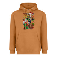 Meerkat Christmas ho ho ho cow Heavyweight Hoodie - BarkalooDesign