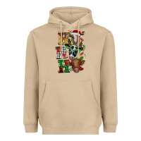 Mushroom Christmas ho ho ho cow Heavyweight Hoodie - BarkalooDesign