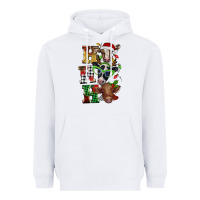 White Christmas ho ho ho cow Heavyweight Hoodie - BarkalooDesign