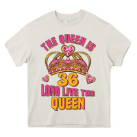 Cream the queen is 36 long live the queen Heavy Core Tee - Jasminsmagicworld