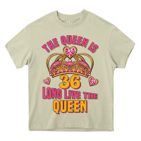 Mossy the queen is 36 long live the queen Heavy Core Tee - Jasminsmagicworld