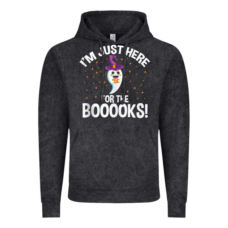 Teacher Halloween Bookworm Just Here For The Boooks Ghost Tank Top Vintage Hoodie by trangStudio | Teevron