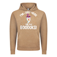 Vintage Coffee teacher halloween bookworm just here for the boooks ghost tank top Vintage Hoodie - trangStudio