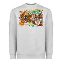 Happy Turkey Day Heavyweight Sweatshirt | Teevron