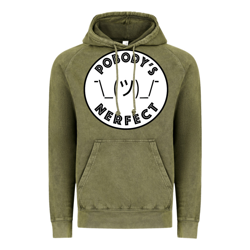 Pobody's Nerfect Retro Classic Funny Nobody's Perfect Vintage Hoodie by trangStudio | Teevron