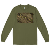 Army Green Camouflage Glitter Background Long Sleeve Tee - Jasminsmagicworld