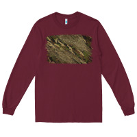 Burgundy Camouflage Glitter Background Long Sleeve Tee - Jasminsmagicworld