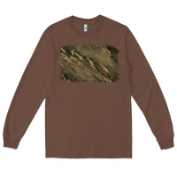 Chestnut Camouflage Glitter Background Long Sleeve Tee - Jasminsmagicworld