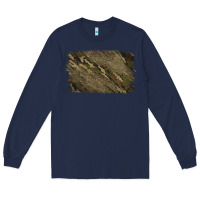 Navy Camouflage Glitter Background Long Sleeve Tee - Jasminsmagicworld