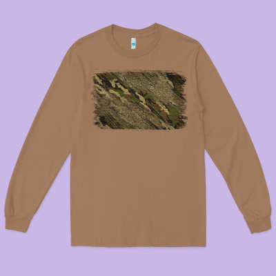 Camouflage Glitter Background Long Sleeve Tee Designed By Jasminsmagicworld