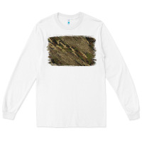 White Camouflage Glitter Background Long Sleeve Tee - Jasminsmagicworld
