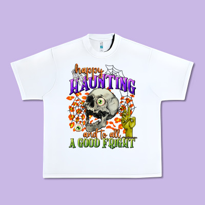 Happy Haunting And To All A Good Fright Urban Heavy Tee Designed By Cowgirlartshop