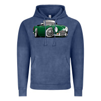 Vintage Denim MG MGB roadster personalized caricature YOK94J family Vintage Hoodie - trangStudio
