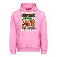 Fuchsia Pink Christmas calories dont count Urban Hoodie - AdoDesignShop