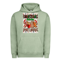 Pigment Oil Green Christmas calories dont count Urban Hoodie - AdoDesignShop