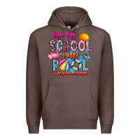 Coffee Bye Bye School Hello Pool Teacher  Squad Premium Hoodie - CowhideDigitalArt