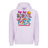 Lilac Bye Bye School Hello Pool Teacher  Squad Premium Hoodie - CowhideDigitalArt