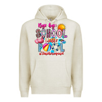 Oatmeal Heather Bye Bye School Hello Pool Teacher  Squad Premium Hoodie - CowhideDigitalArt