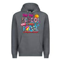 Rock Bye Bye School Hello Pool Teacher  Squad Premium Hoodie - CowhideDigitalArt