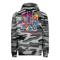 Slate Camo Bye Bye School Hello Pool Teacher  Squad Premium Hoodie - CowhideDigitalArt