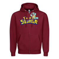 Burgundy I'm A Squirter Funny Turtle Cute gift Zipper Hoodie - trangStudio