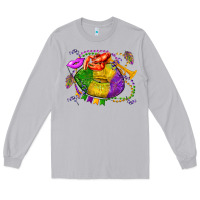 Moon Dust mardi gras lips olivia Long Sleeve Tee - OliviaCreatesArt