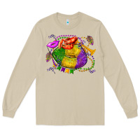 Mushroom mardi gras lips olivia Long Sleeve Tee - OliviaCreatesArt