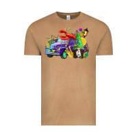 Vintage Camel mardi gras gnome on the truck Vintage Tee - CowGirlArtShop
