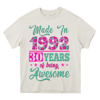 Cream made in 1992, 30 years of being awesome Heavy Core Tee - Jasminsmagicworld