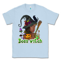 Dusty Blue Boss witch afro Classic Tee - NancyCooperArtShop