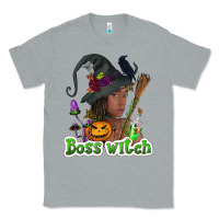 Heather Grey Boss witch afro Classic Tee - NancyCooperArtShop