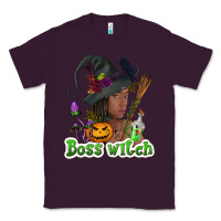 Plum Boss witch afro Classic Tee - NancyCooperArtShop