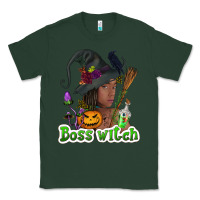 Sports Green Boss witch afro Classic Tee - NancyCooperArtShop